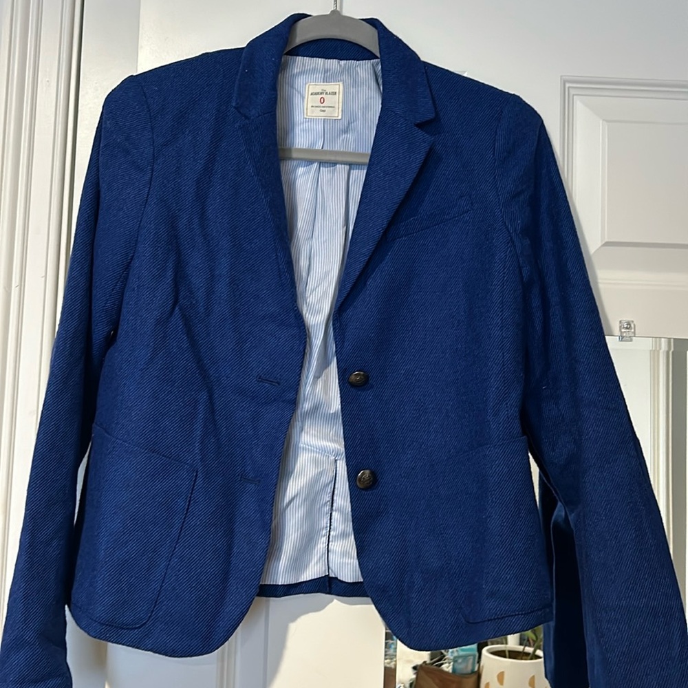 Anthropologie Blue Blazer